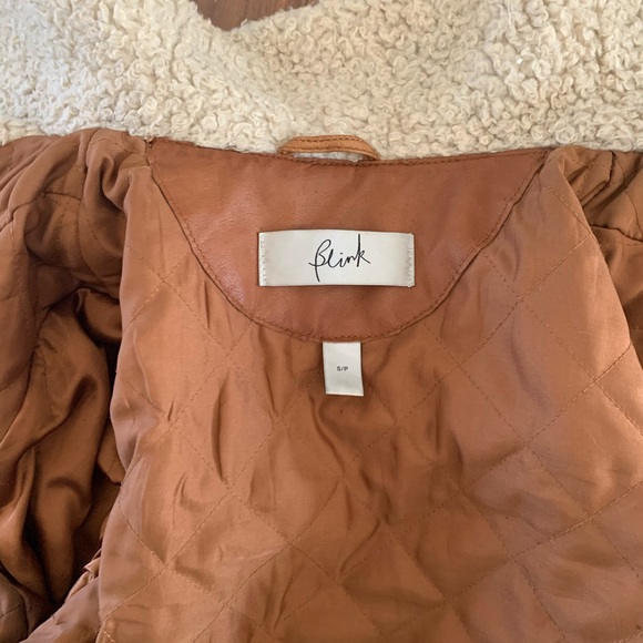 Brown Genuine Leather Danier Jacket - Picture 4 of 5